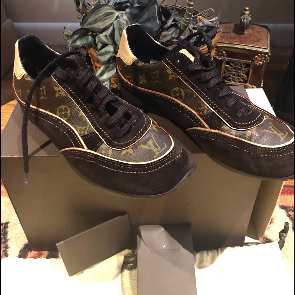 Louis Vuitton Leather/Suede Trainers